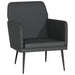 Armchair Black 61x78x80 Cm Faux Leather Tpotkx