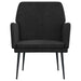 Armchair Black 62x79x79 Cm Velvet Tpotii
