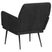 Armchair Black 62x79x79 Cm Velvet Tpotii