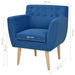 Armchair Blue Fabric Gl8626