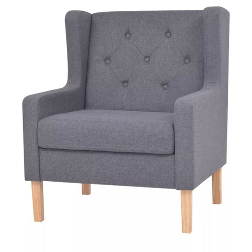 Armchair Grey Fabric Gl85555