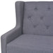 Armchair Grey Fabric Gl85555