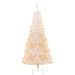 Artificial Christmas Tree with Iridescent Tips White 240 Cm