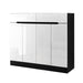 Artiss 120cm Shoe Cabinet Shoes Storage Rack High Gloss
