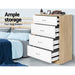 Artiss 4 Chest of Drawers Tallboy Dresser Table Bedroom