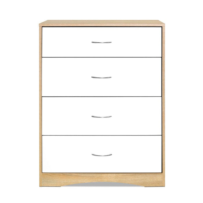 Artiss 4 Chest of Drawers Tallboy Dresser Table Bedroom