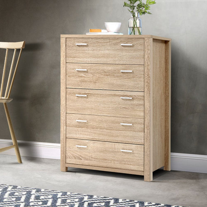 Artiss 5 Chest of Drawers Tallboy Dresser Table Bedroom