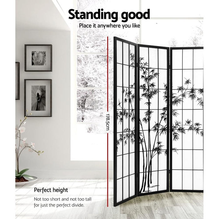 Artiss 8 Panel Room Divider Screen Privacy Dividers Pine