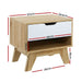 Artiss Bedside Table Drawer Nightstand Shelf Cabinet Storage