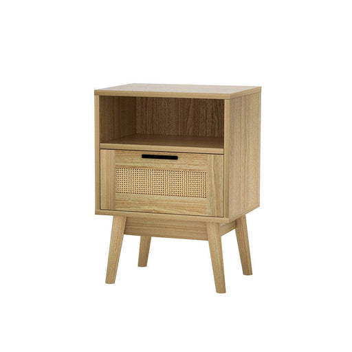 Artiss Bedside Tables Rattan Drawers Side Table Nightstand