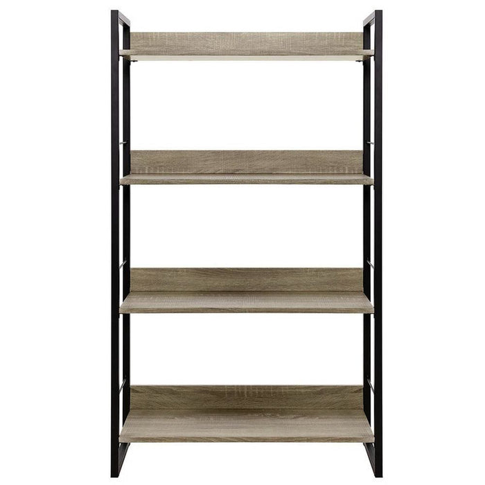 Artiss Book Shelf Display Shelves Corner Wall Wood Metal