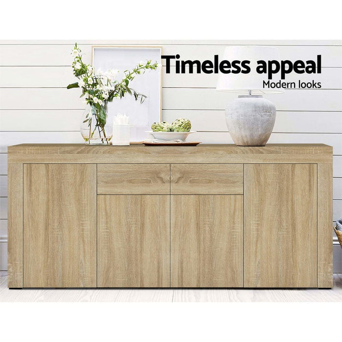 Artiss Buffet Sideboard Cabinet Storage 4 Doors Cupboard