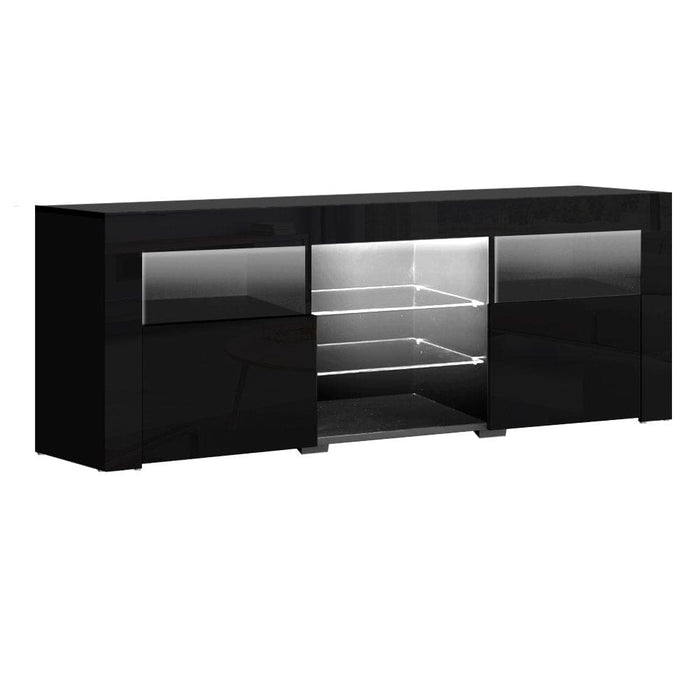 Artiss Tv Cabinet Entertainment Unit Stand Rgb Led Gloss
