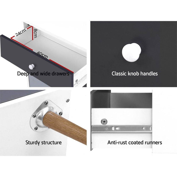 Artiss Chest of Drawers Dresser Table Tallboy Storage