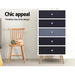 Artiss Chest of Drawers Dresser Table Tallboy Storage