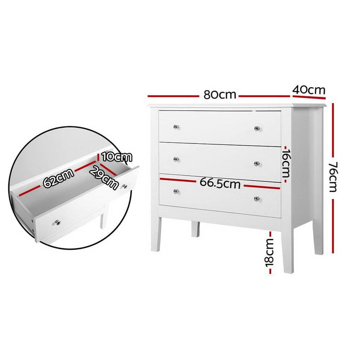 Artiss Chest of Drawers Storage Cabinet Bedside Table