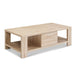 Artiss Coffee Table Wooden Shelf Storage Drawer Living