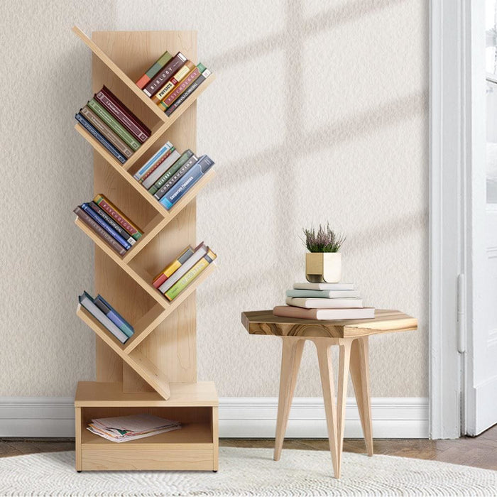 Artiss Display Shelf 7-shelf Tree Bookshelf Book Storage