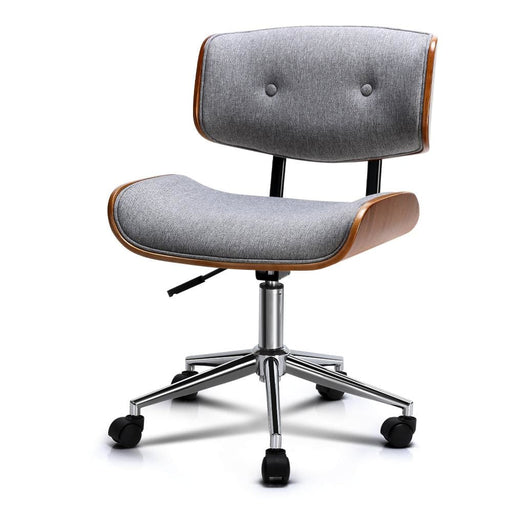 Artiss Executive Wooden Office Chair Fabric Computer Chairs