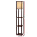 Artiss Floor Lamp Vintage Reding Light Stand Wood Shelf