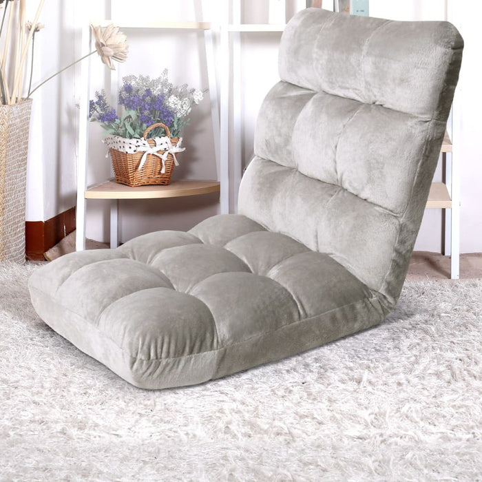 Artiss Lounge Sofa Floor Recliner Futon Chaise Folding