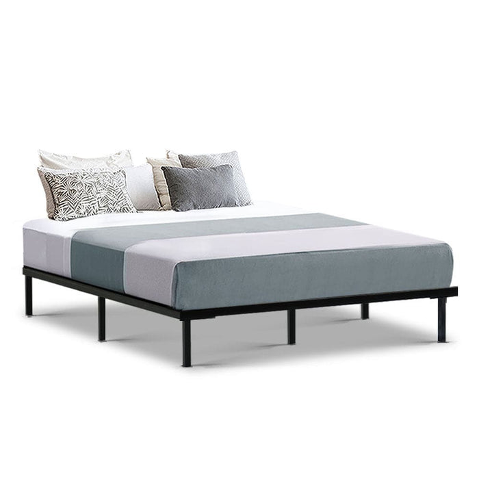Artiss Metal Bed Frame Queen Size Base Platform Foundation