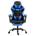 Artiss Office Chair Leather Gaming Chairs Footrest Recliner