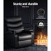 Artiss Recliner Chair Armchair Lounge Sofa Chairs Couch Pu
