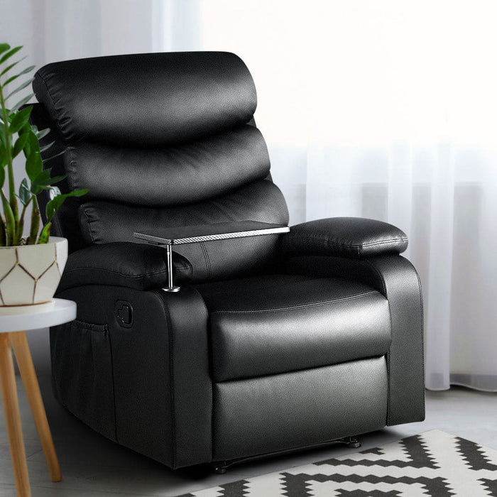 Artiss Recliner Chair Armchair Lounge Sofa Chairs Couch Pu