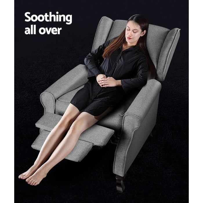 Artiss Recliner Chair Luxury Lounge Armchair Single Sofa