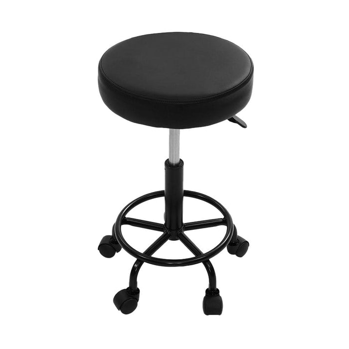 Goslash Picks Artiss Round Salon Stool Stools Black Swivel