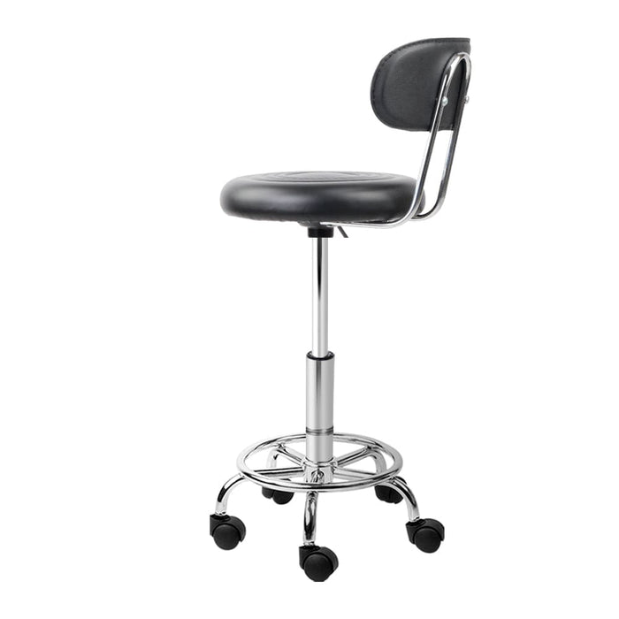 Goslash Picks Artiss Salon Stool Swivel Chair Backrest