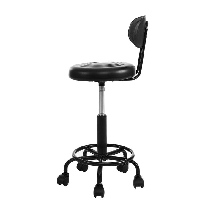Goslash Picks Artiss Salon Stool Swivel Chairs with Back