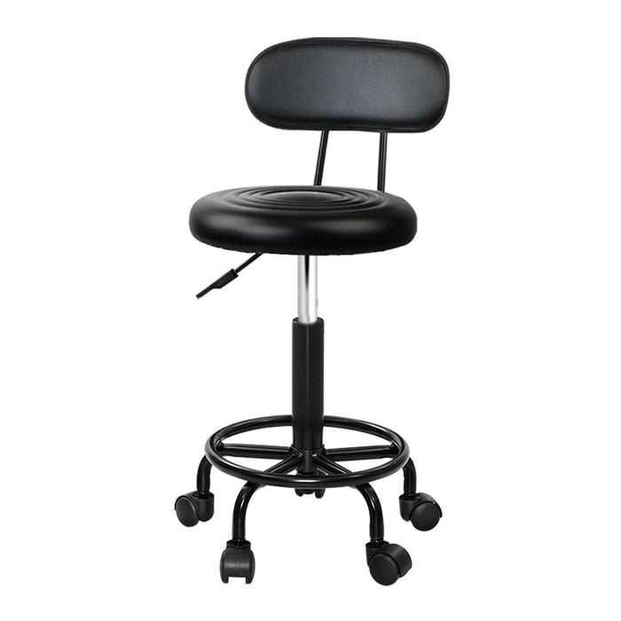 Goslash Picks Artiss Salon Stool Swivel Chairs with Back