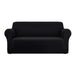 Artiss Sofa Cover Elastic Stretchable Couch Covers Black 3
