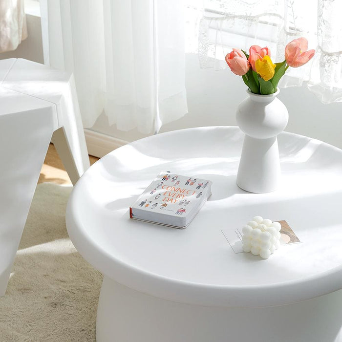 Artissin Coffee Table Mushroom Nordic Round Large Side 70cm