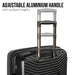 Astra 24in Lightweight Hard Shell Suitcase - Obsidian Black