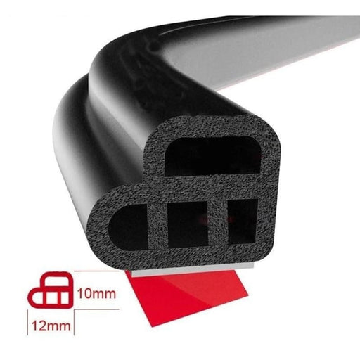 Auto Door Rubber Seal Strip L-type Double Layer Sealing