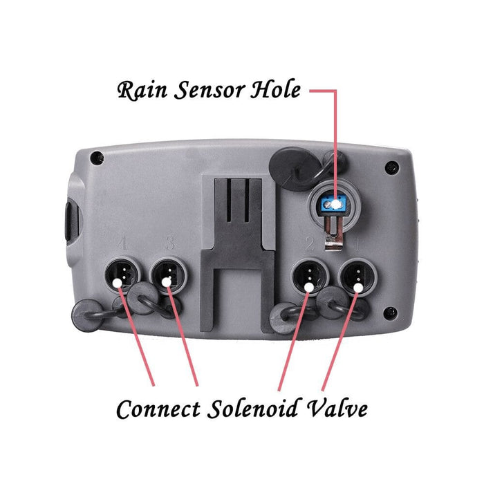 Automatic 4-zone Water Timer Controller System with 2