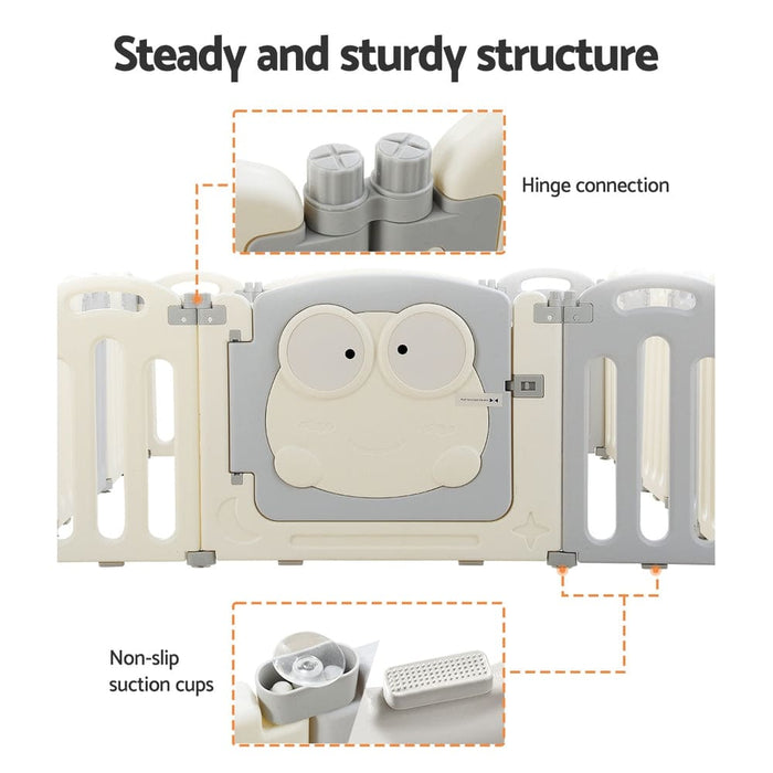Baby Playpen 20 Panels Foldable Toddler Fence Safety Play