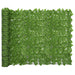 Balcony Screen with Green Leaves 400x150 Cm Toppba