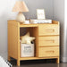 Bamboo Bedside Table Nightstand Storage Bedroom Sofa Side