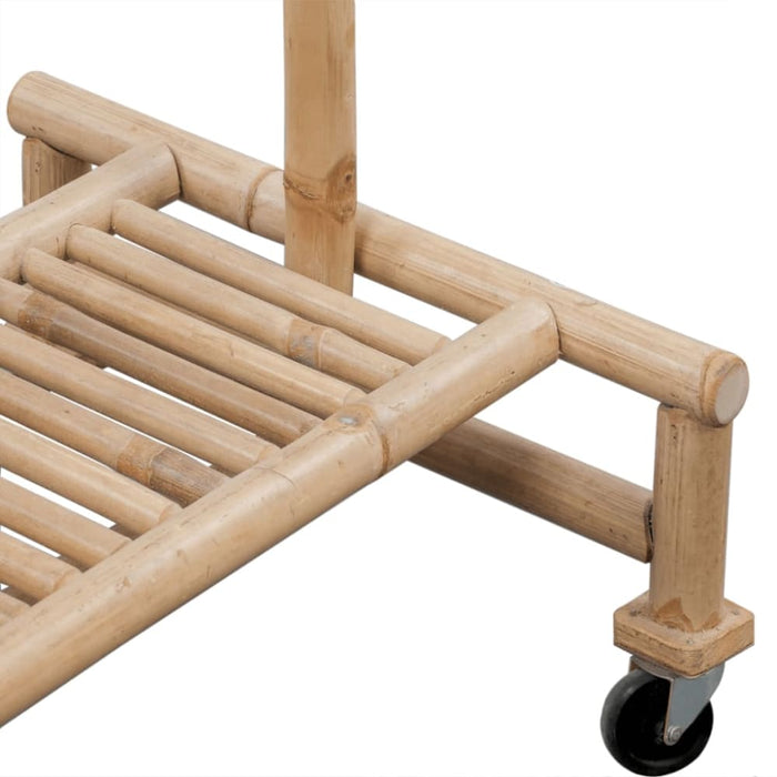 Bamboo Clothes Rack Xaxakl