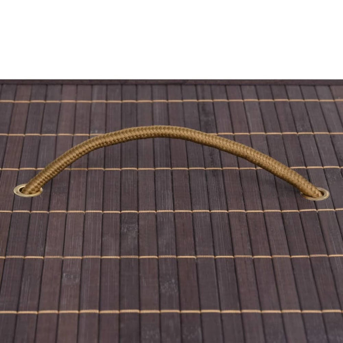 Bamboo Laundry Basket Brown 100 l Txbian