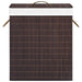 Bamboo Laundry Basket Brown 100 l Txbian