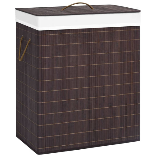 Bamboo Laundry Basket Brown 100 l Txbian