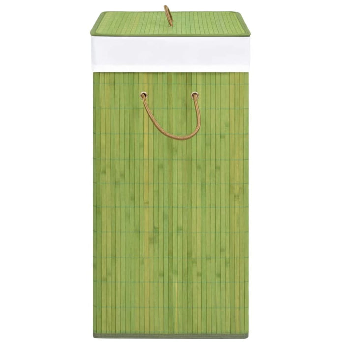 Bamboo Laundry Basket Green 100 l Txbipb