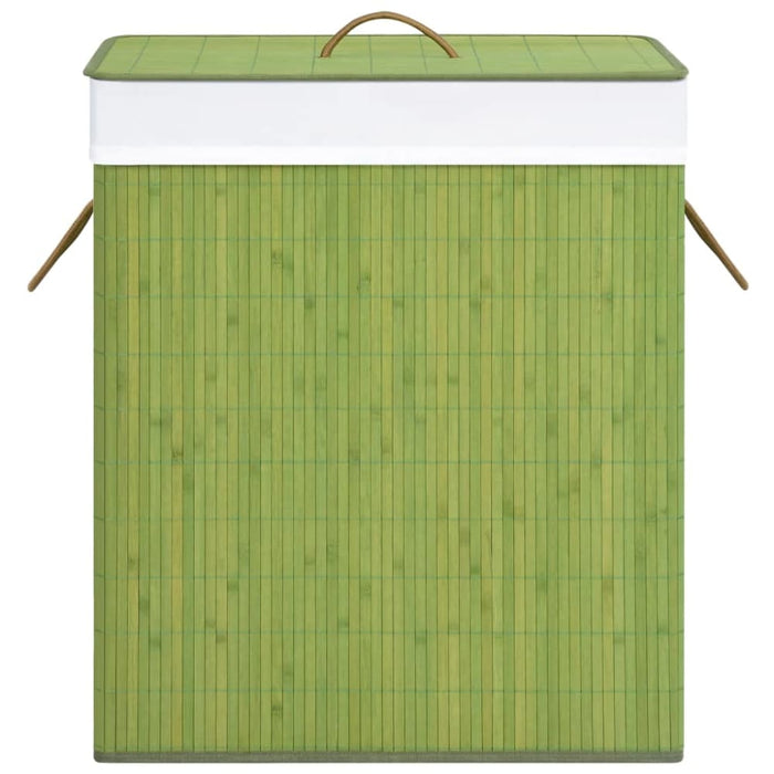 Bamboo Laundry Basket Green 100 l Txbipb