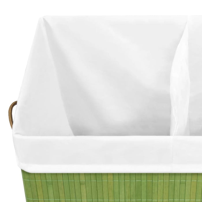 Bamboo Laundry Basket Green 100 l Txbipb