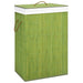 Bamboo Laundry Basket Green Txbipt